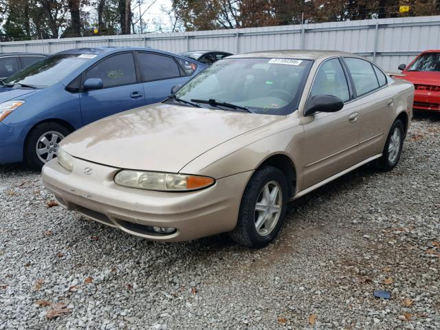 1G3NL52F93C222776 - 2003 OLDSMOBILE ALERO GL TAN photo 2