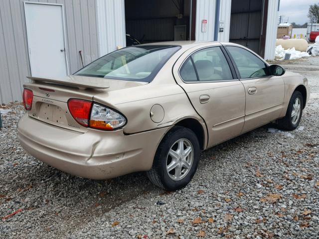 1G3NL52F93C222776 - 2003 OLDSMOBILE ALERO GL TAN photo 4