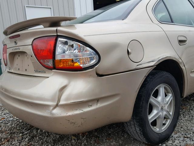 1G3NL52F93C222776 - 2003 OLDSMOBILE ALERO GL TAN photo 9