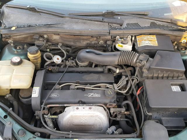 3FAFP31381R144452 - 2001 FORD FOCUS ZX3 GREEN photo 7