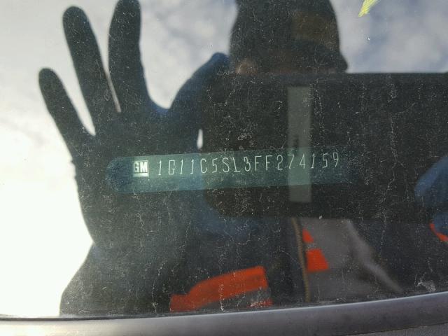 1G11C5SL3FF274159 - 2015 CHEVROLET MALIBU 1LT BLUE photo 10