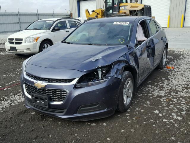 1G11C5SL3FF274159 - 2015 CHEVROLET MALIBU 1LT BLUE photo 2
