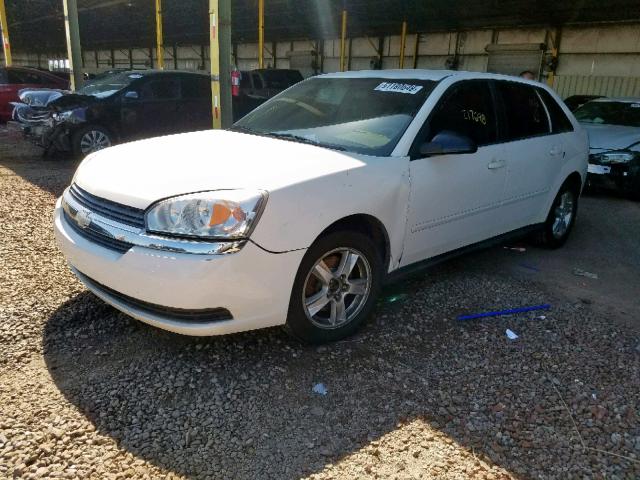 1G1ZT64824F195564 - 2004 CHEVROLET MALIBU MAX WHITE photo 2