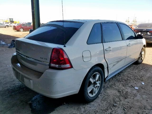 1G1ZT64824F195564 - 2004 CHEVROLET MALIBU MAX WHITE photo 4