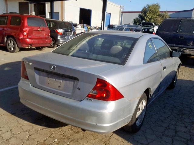 1HGEM22213L083172 - 2003 HONDA CIVIC DX SILVER photo 4