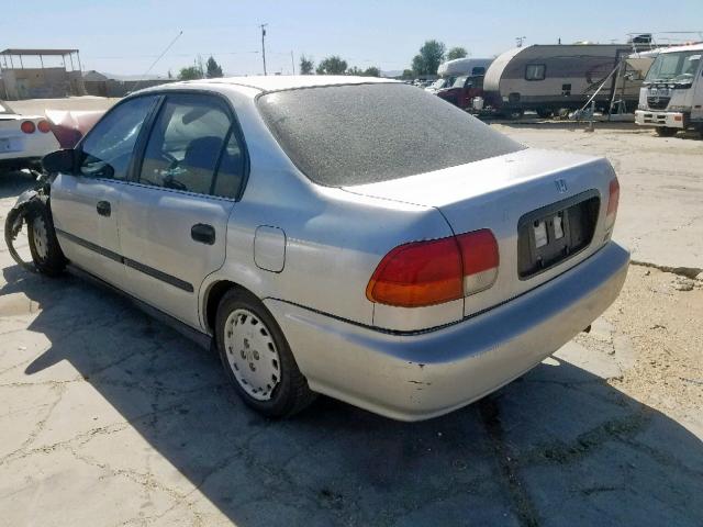 2HGEJ6629VH528980 - 1997 HONDA CIVIC DX SILVER photo 3