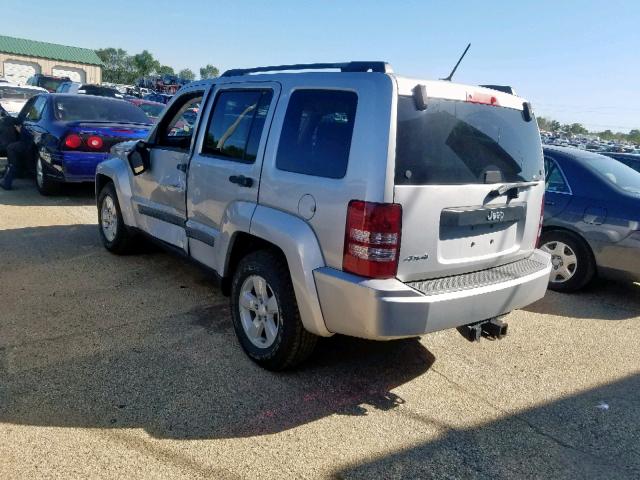 1J8GN28K29W526098 - 2009 JEEP LIBERTY SP SILVER photo 3