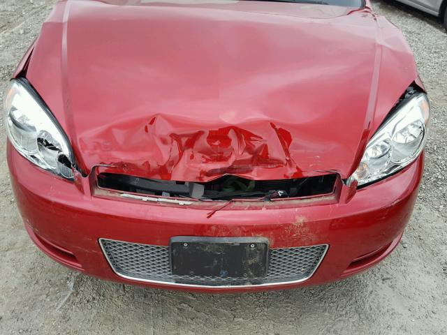 2G1WB5E37E1162958 - 2014 CHEVROLET IMPALA LIM RED photo 9