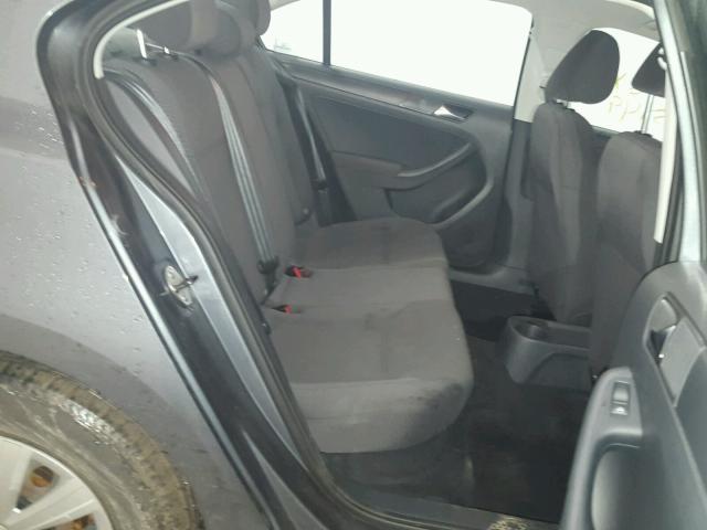 3VW2K7AJXBM367486 - 2011 VOLKSWAGEN JETTA BASE GRAY photo 6