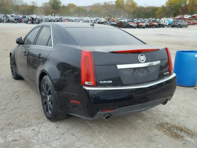 1G6DT57V380213353 - 2008 CADILLAC CTS HI FEA BLACK photo 3