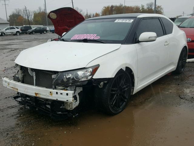 JTKJF5C75D3045988 - 2013 SCION TC WHITE photo 2