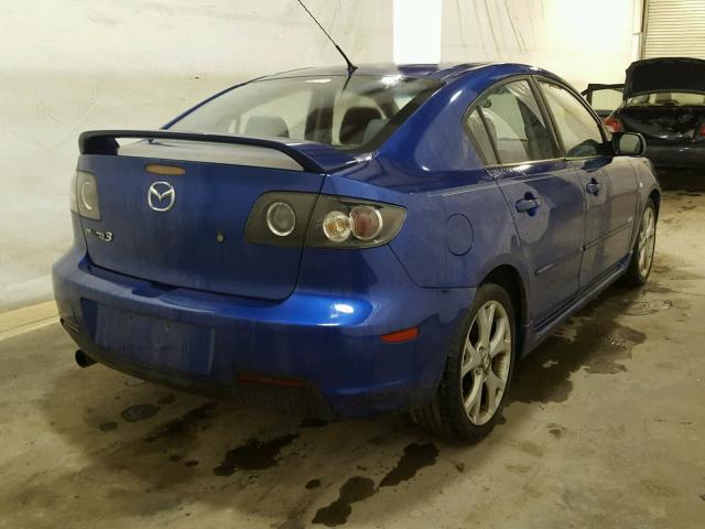 JM1BK323071680630 - 2007 MAZDA 3 S BLUE photo 4