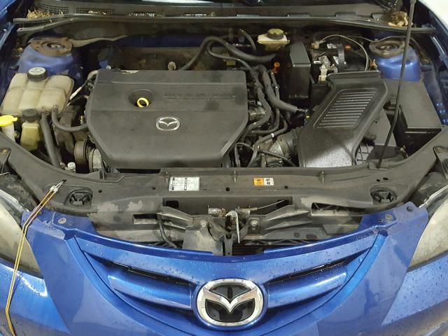 JM1BK323071680630 - 2007 MAZDA 3 S BLUE photo 7