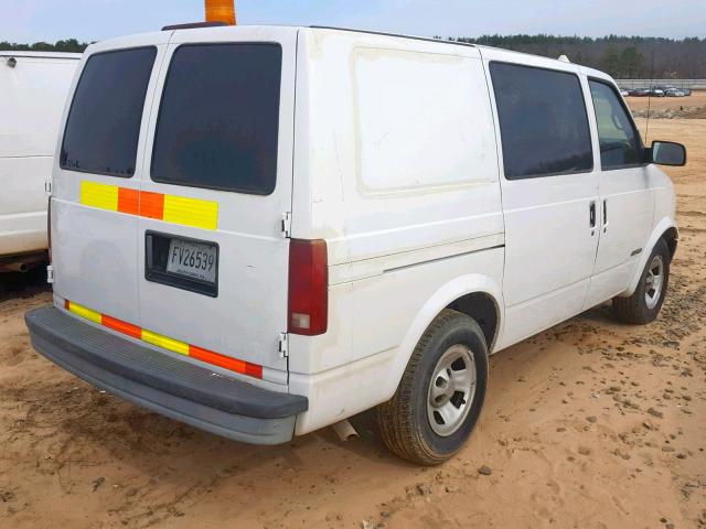 1GCDM19W81B141083 - 2001 CHEVROLET ASTRO WHITE photo 4