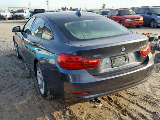 WBA4C9C51FD331737 - 2015 BMW 428 XI GRAY photo 3