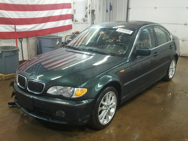 WBAEW53443PG10480 - 2003 BMW 330 XI GREEN photo 2