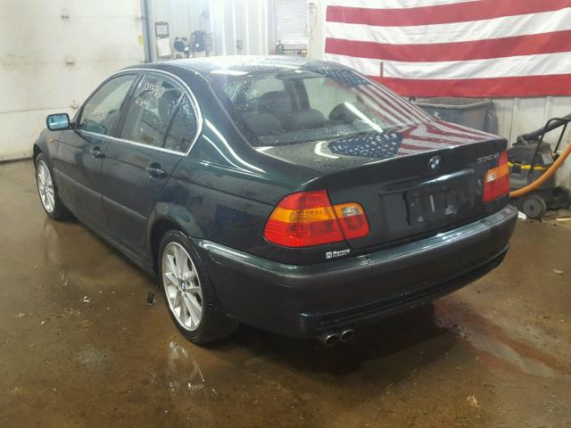 WBAEW53443PG10480 - 2003 BMW 330 XI GREEN photo 3