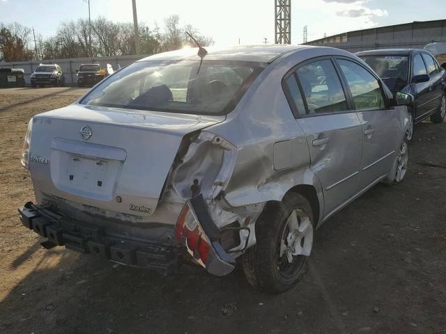 3N1AB61E88L741798 - 2008 NISSAN SENTRA 2.0 SILVER photo 4