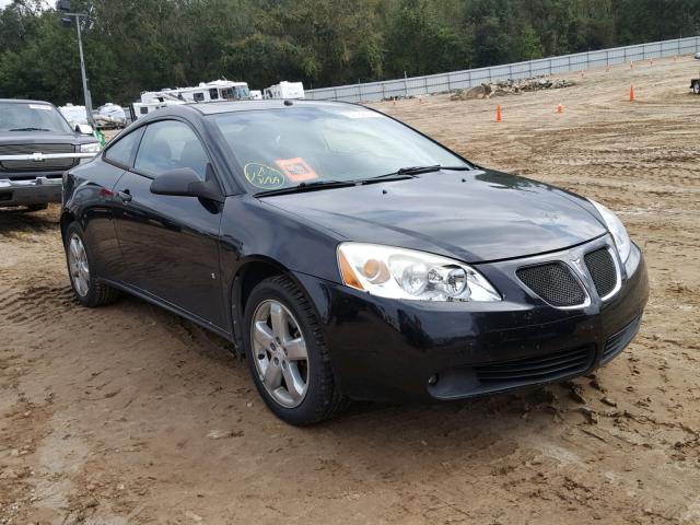 1G2ZH17NX74256936 - 2007 PONTIAC G6 GT BLACK photo 1