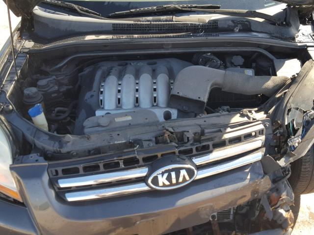 KNDJE723167155422 - 2006 KIA NEW SPORTA BLACK photo 7