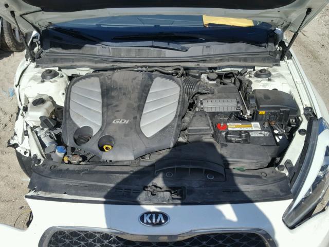 KNALN4D75F5194997 - 2015 KIA CADENZA PR WHITE photo 7