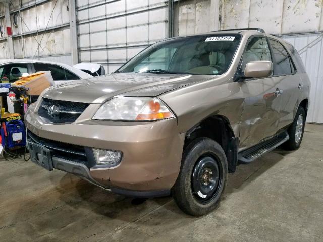 2HNYD18803H554222 - 2003 ACURA MDX TOURIN BROWN photo 2