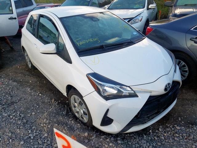 VNKJTUD39JA092445 - 2018 TOYOTA YARIS L WHITE photo 1