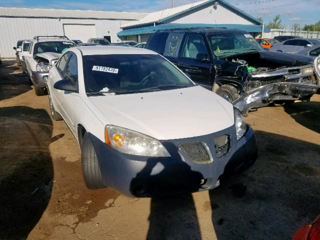 1G2ZF58BX74275570 - 2007 PONTIAC G6 VALUE L WHITE photo 1