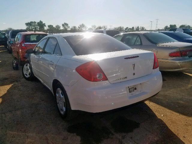 1G2ZF58BX74275570 - 2007 PONTIAC G6 VALUE L WHITE photo 3