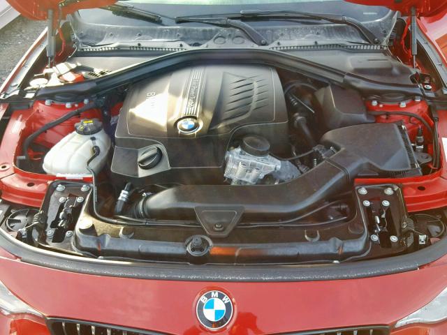 WBA4B3C53FG343922 - 2015 BMW 435 XI RED photo 7