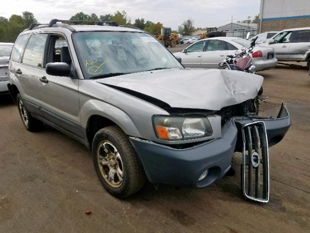 JF1SG63675H746290 - 2005 SUBARU FORESTER 2 SILVER photo 1