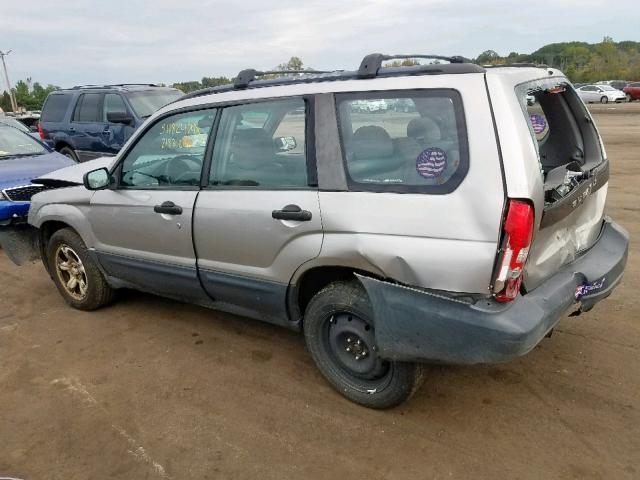 JF1SG63675H746290 - 2005 SUBARU FORESTER 2 SILVER photo 3