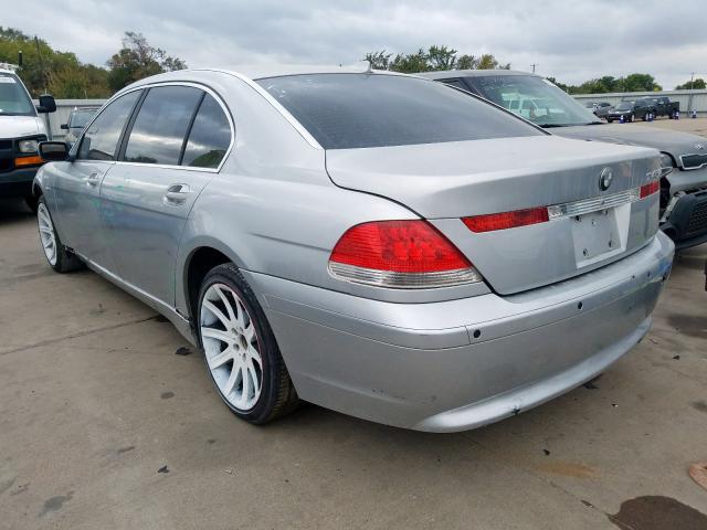 WBAGN63463DR13549 - 2003 BMW 745 LI SILVER photo 3