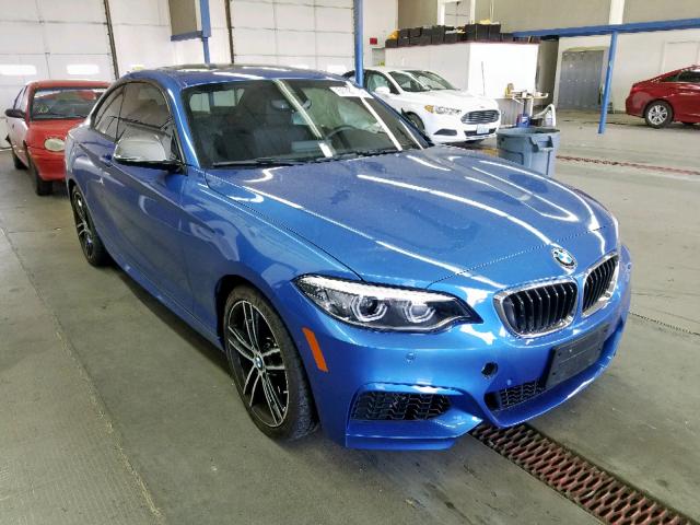 WBA2J7C55JVB28759 - 2018 BMW M240XI BLUE photo 1