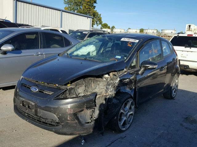 3FADP4EJ5DM177237 - 2013 FORD FIESTA SE BLACK photo 2