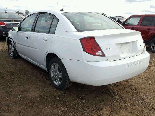 1G8AJ55F37Z182045 - 2007 SATURN ION LEVEL WHITE photo 3