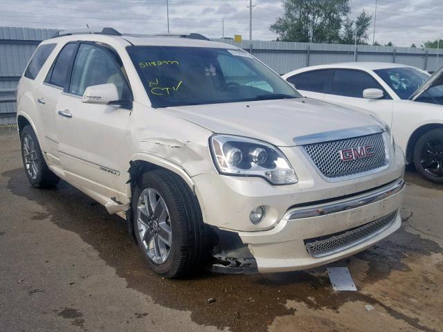 1GKKVTED7BJ345146 - 2011 GMC ACADIA DEN WHITE photo 1