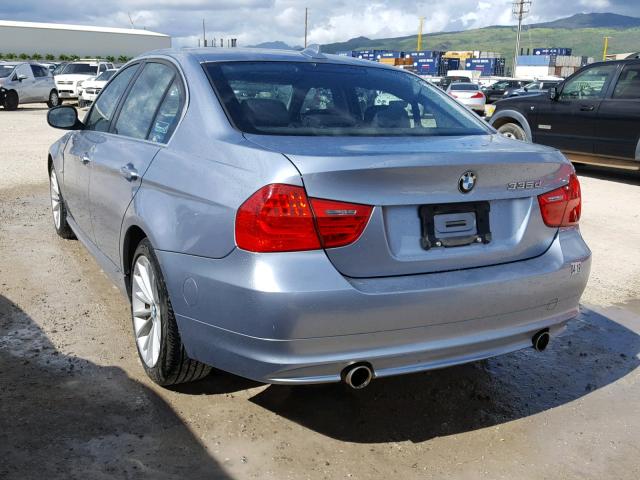 WBAPN7C53BA947995 - 2011 BMW 335 D TEAL photo 3