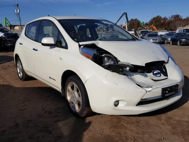 JN1AZ0CP5CT018826 - 2012 NISSAN LEAF SV BLUE photo 1