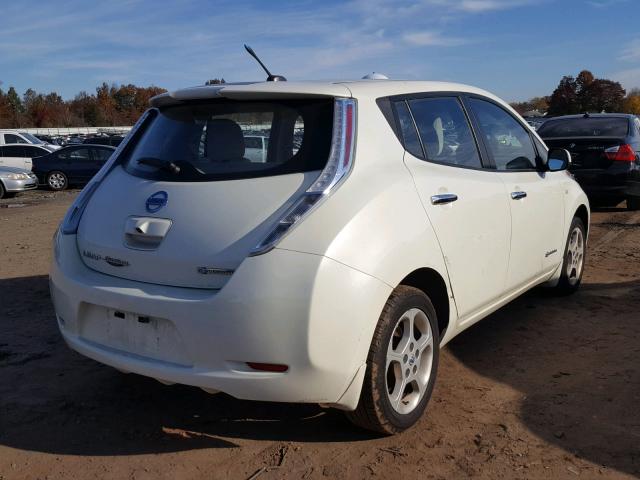 JN1AZ0CP5CT018826 - 2012 NISSAN LEAF SV BLUE photo 4