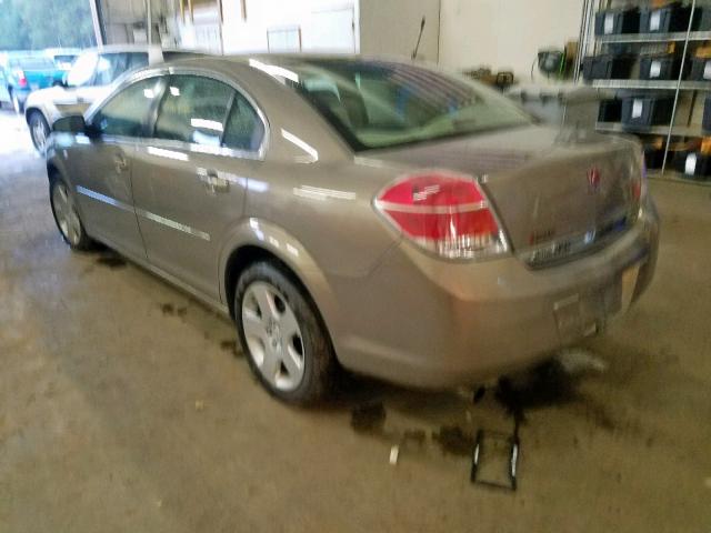 1G8ZS57N18F101096 - 2008 SATURN AURA XE GRAY photo 3