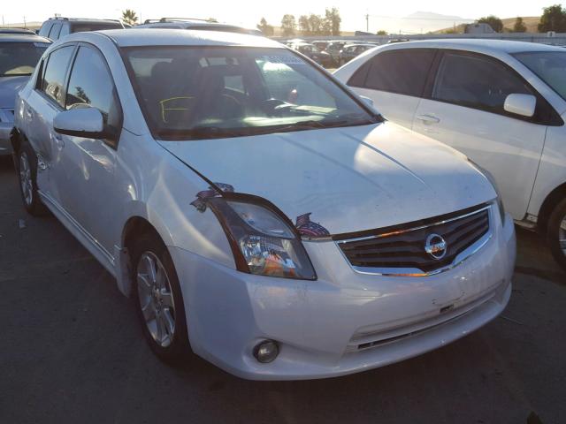 3N1AB6AP3BL652262 - 2011 NISSAN SENTRA 2.0 WHITE photo 1