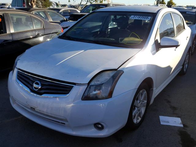 3N1AB6AP3BL652262 - 2011 NISSAN SENTRA 2.0 WHITE photo 2