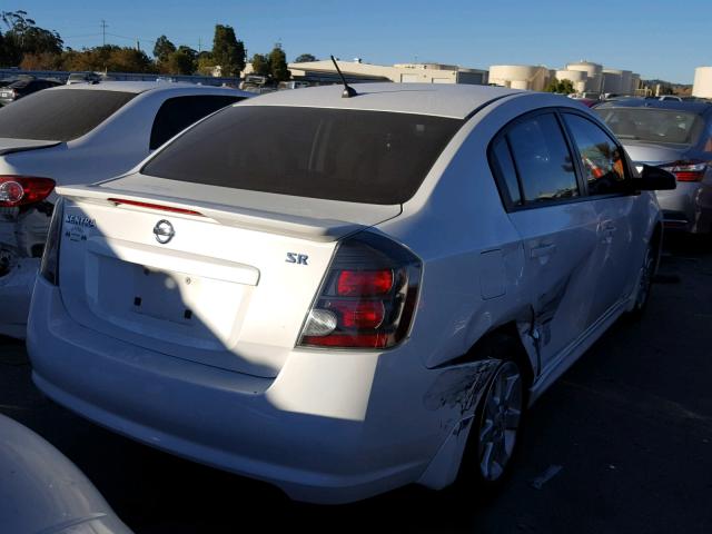 3N1AB6AP3BL652262 - 2011 NISSAN SENTRA 2.0 WHITE photo 4