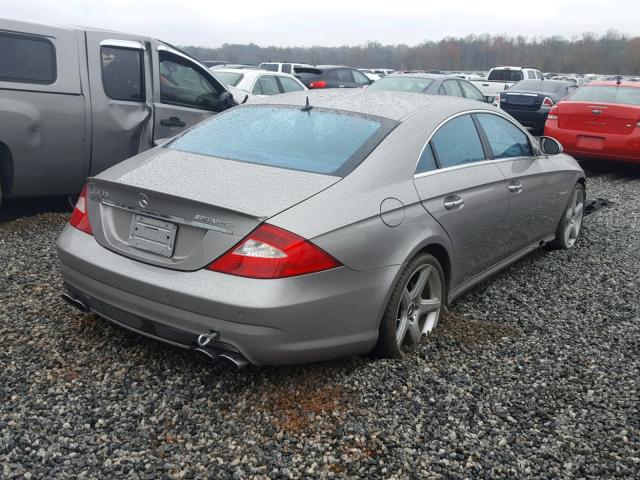 WDDDJ76XX6A074109 - 2006 MERCEDES-BENZ CLS 55 AMG SILVER photo 4