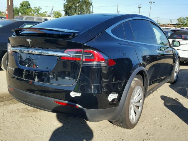 5YJXCAE26HF041803 - 2017 TESLA MODEL X BLACK photo 4