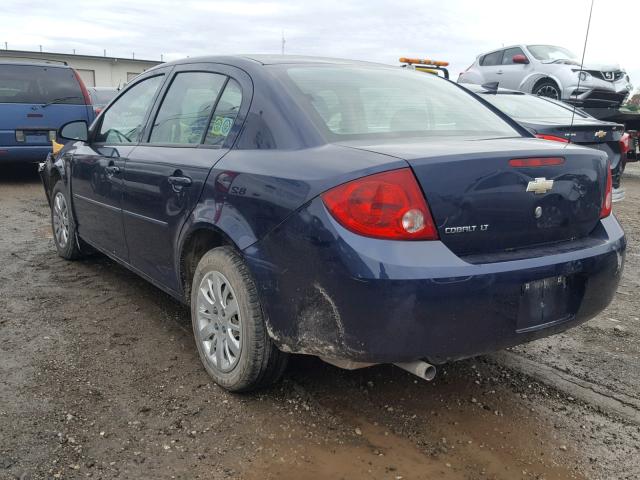 1G1AD5F57A7193175 - 2010 CHEVROLET COBALT 1LT BLUE photo 3