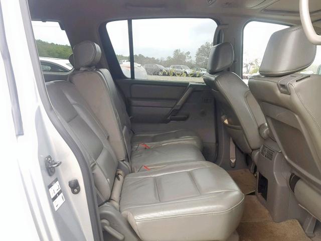 5N1AA08B85N720725 - 2005 NISSAN ARMADA SE SILVER photo 6