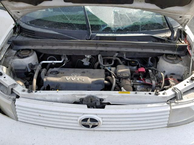 JTLKT334X54022625 - 2005 TOYOTA SCION XB თეთრი ფოტო 7