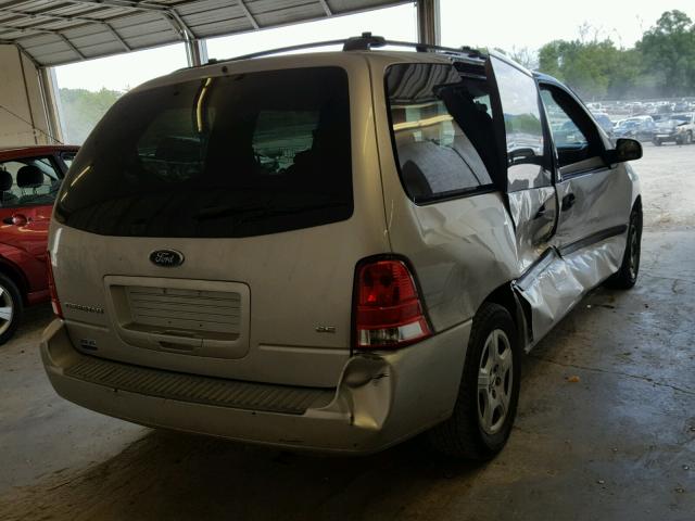 2FMZA51674BA91286 - 2004 FORD FREESTAR S GRAY photo 4